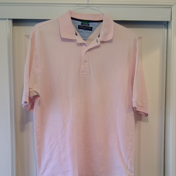 pink tommy hilfiger t shirt mens